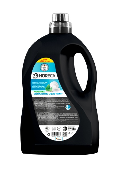 Гель для ручного мытья посуды 2KHORECA Professional Мята 5л