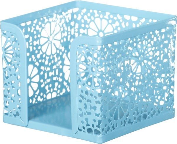 Бокс для бумаги Barocco 9,8x9,8x8 см голубой