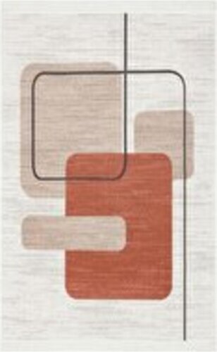 Килим Ekohali Arya AR 36 Black Terra 160x230 см двосторонній 