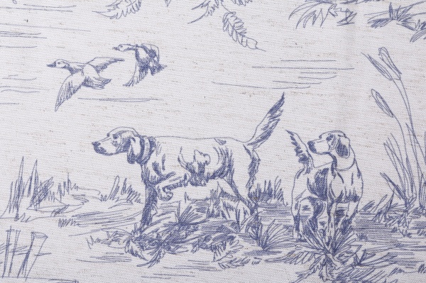 Скатерть Selena 140x180 см белый с синим Luna 