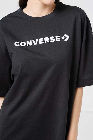 Футболка Converse OVERSIZED WORDMARK TEE 10023921-001 р.XL черный