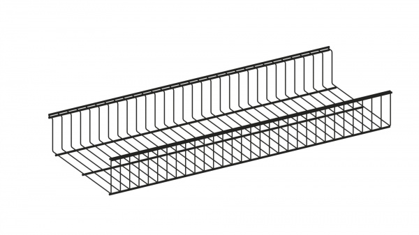 Корзина к гардеробной системе Kolchuga 906х306 мм черный