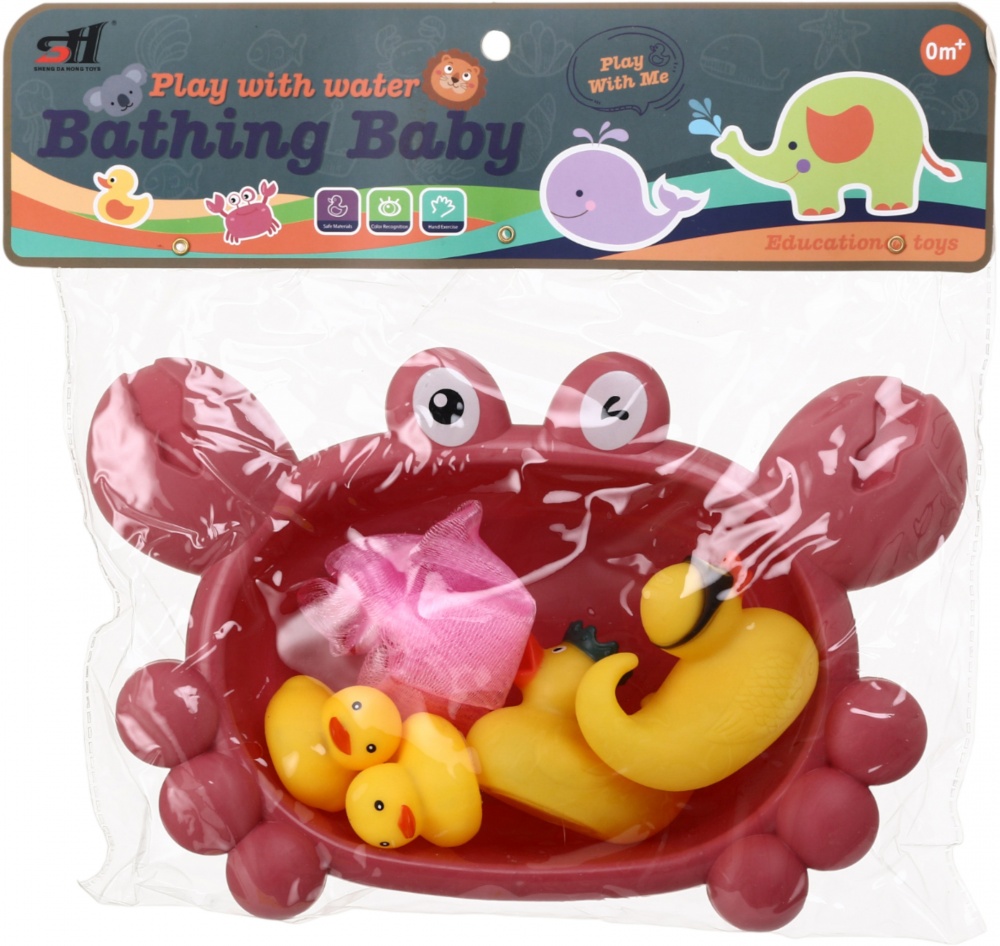 Набор игрушек для купания Sheng da hong 6 шт. красочные OTG0975809