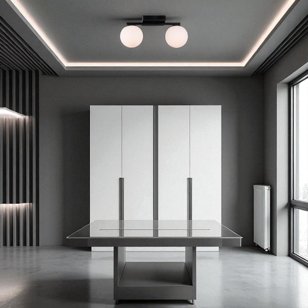 Люстра стельова Blitz Melange 2x40 Вт E14 чорний 5176-42