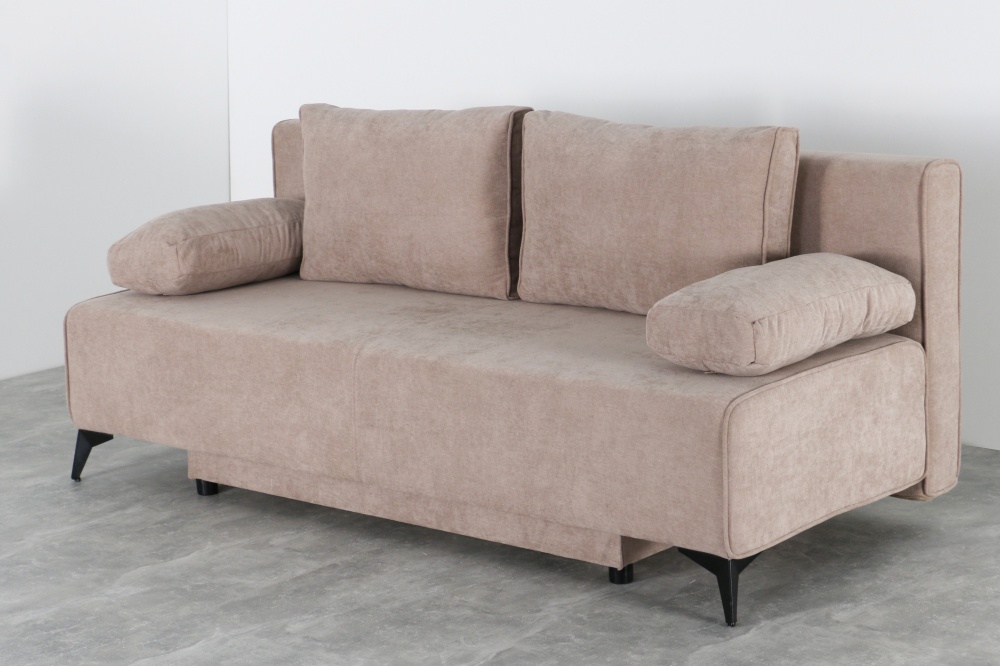 Диван прямой Элегант Эписофт Маями бежевый 1950x860x860 мм