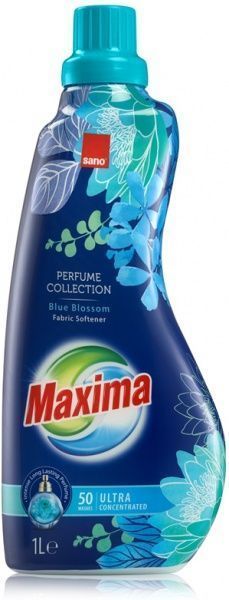 Кондиционер для белья Sano суперконцентрированный парфюмированный Blue Blossom 1 л
