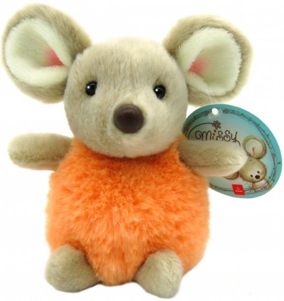 Мягкая игрушка Aurora мышонок девочка Пом-Пом 15 см 190055B