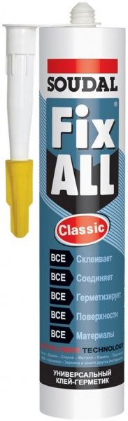 Клей-герметик SOUDAL FIX ALL Classic 290 мл коричневий
