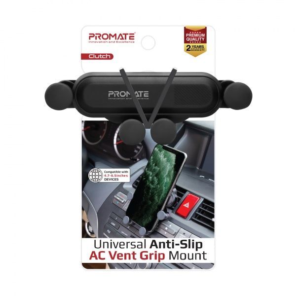 Тримач для телефона Promate Clutch чорний