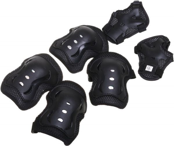 Комплект защиты MaxxPro для роликов PR-4-BK р. M черный