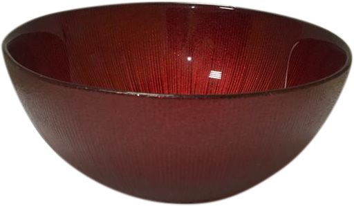 Блюдо глибоке Crystal 15 см червоне Dekor Cam 
