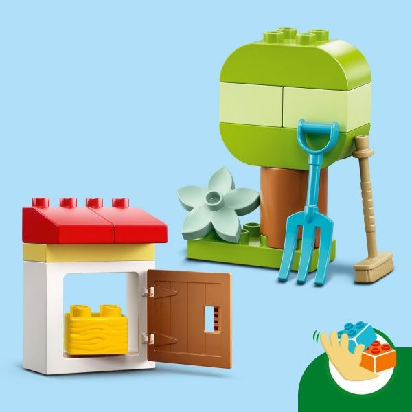 Конструктор LEGO DUPLO Сільськогосподарський трактор і догляд за тваринами 10950