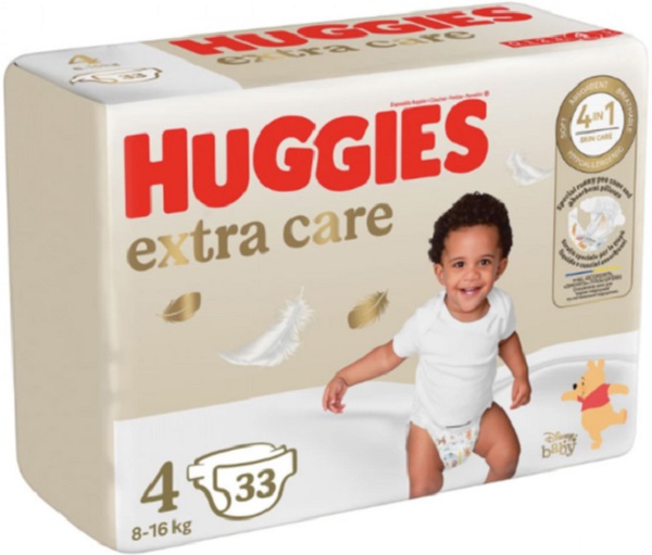 Підгузки Huggies Extra Care 4 8-16 кг 33 шт.