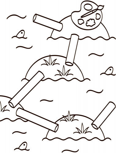 Книга-розмальовка Г. Булгакова «Водні розмальовки-розвивайки: Лабіринти» 978-966-748-451-4