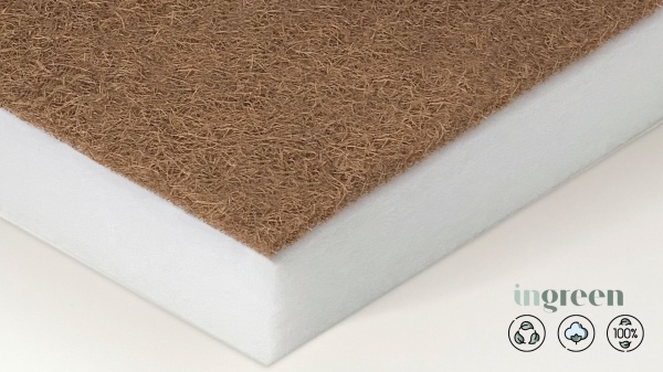 Матрас Кокос-холкон InGreen 60х80х7 см белый 202004 