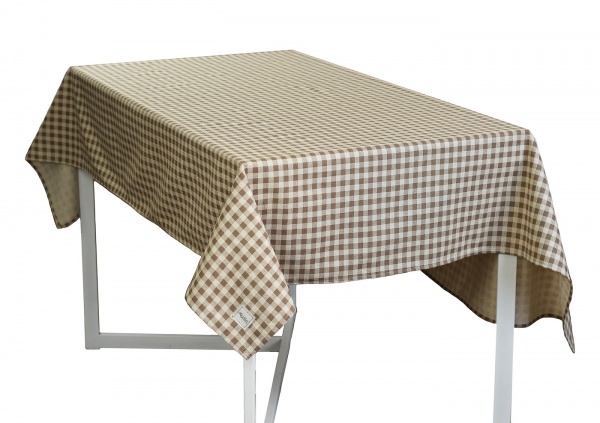 Скатерть Lucy Бежевый цветок 133x220 см бежевый 