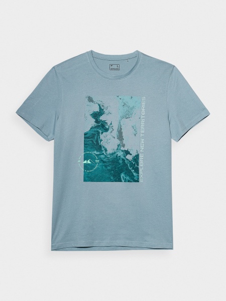 Футболка 4F 4FSS23TTSHM485-34S р.XL голубой