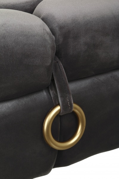 Сундук-пуф Royal BG темно-серая 120х40х40 см 