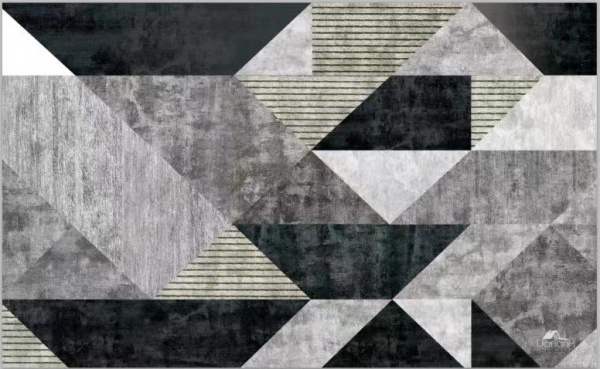 Коврик Dariana Printed 60x90 см абстракция