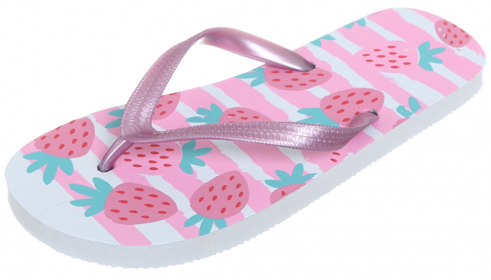 В'єтнамки для дівчаток Shantou Полуниця р.32-33 рожевий (NRSS16)