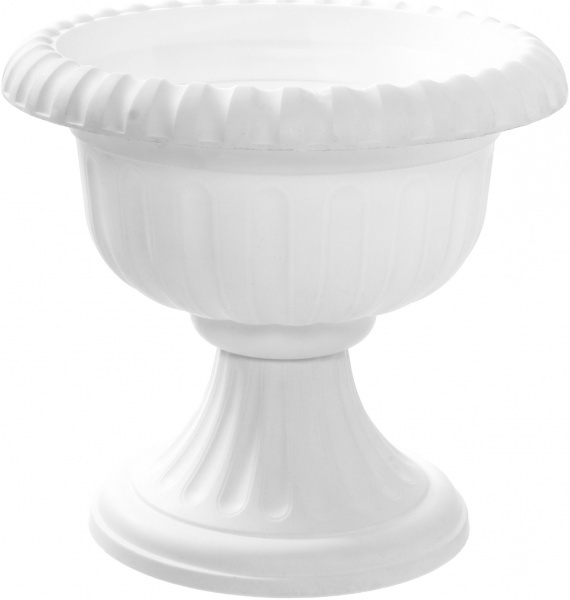Вазон пластиковий Prosperplast Tivoli 20 см 1088 круглий (1088) білий/ 