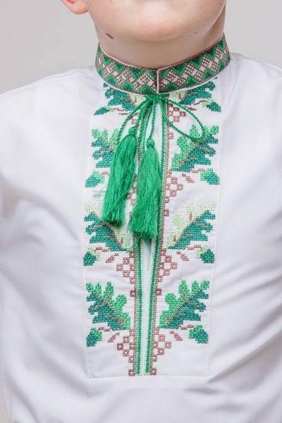 Вишиванка для хлопчиків Сварга Дубовий гай р.92-98 зелений 