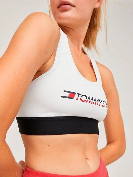 Бра Tommy Hilfiger Sport SPORTS BRA MEDIUM TRI LOGO S10S100072100 XS белый