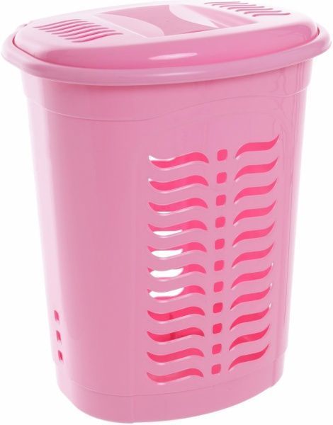 Кошик для білизни 42 л, рожева