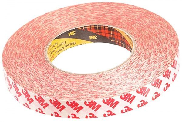 Монтажная двусторонняя лента 3M на ПЭТ-основе 12 мм х 10 м толщина 0,205 мм