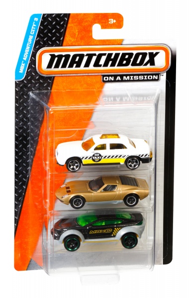 Набір машинок Matchbox Подарунковий 3 шт. 1:64 C3713