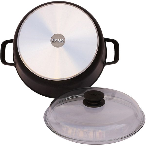 Кастрюля алюминиевая Биол 4 л