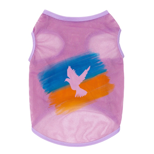 Майка Waudog Сlothes Флаг сетка розовая S