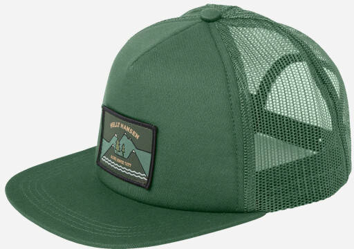 Кепка Helly Hansen HH FLATBRIM TRUCKER CAP 67155-476 OS зеленый