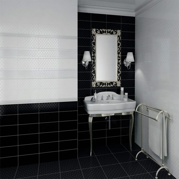 Плитка Kerama Marazzi Уайтхолл Чорний 15002 150х400 мм