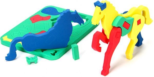 Конструктор мягкий Бомик Конь 313