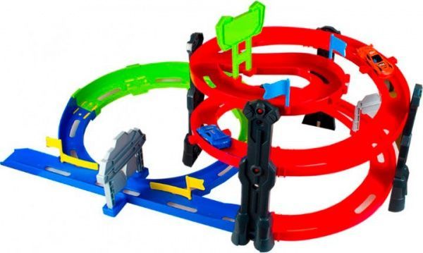 Гоночний трек Qunxing Toys Трирівневий віраж 68832