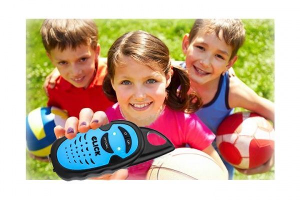 Рация Click 2 шт. на 1 км (желтая + голубая) CLK-Y033T-BY