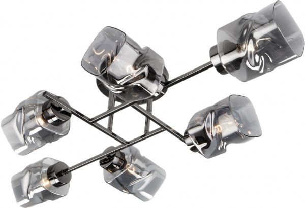 Люстра потолочная Hilari 6x40 Вт E27 черный жемчуг 30165/6 