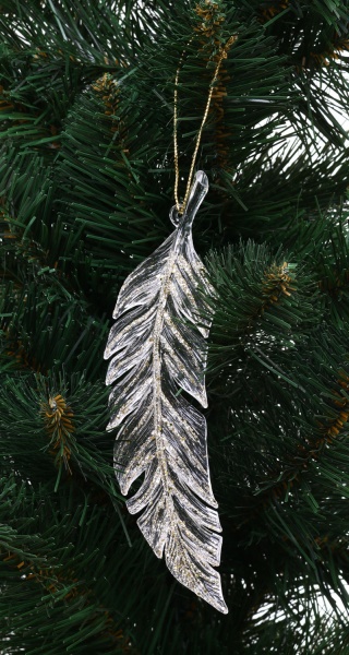 Подвеска декорированная P.&C. Creative Перышко 16 см в ассортименте F21540080/86