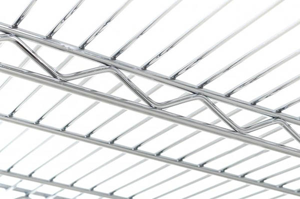 Стеллаж металлический PROзапас хромированный 1820x1210x610 мм серый (244872-4) 