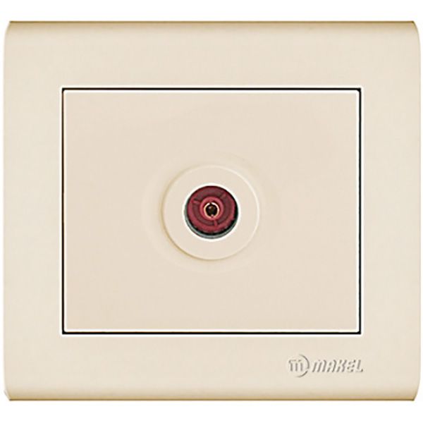 Розетка TV Makel Manolya слонова кістка 41010007