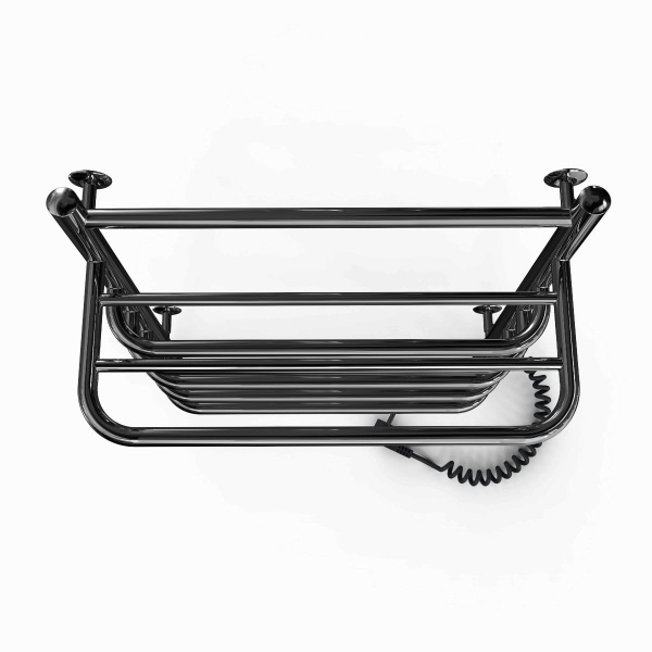 Полотенцесушитель электрический Laris Стандарт ЧК(Ч) 7 500х800 с полкой Э П