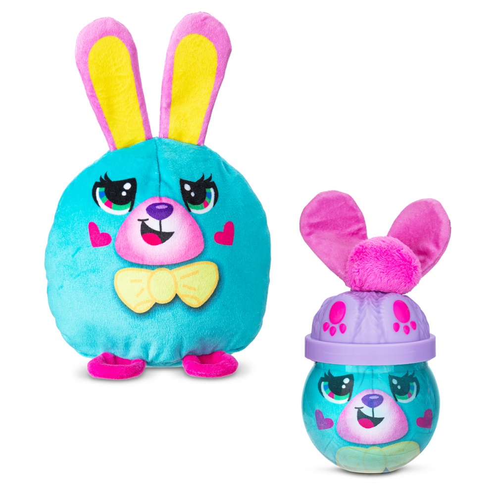 М'яка іграшка Misfittens W1 – Зайчик у банці різнокольоровий 03965(W1)