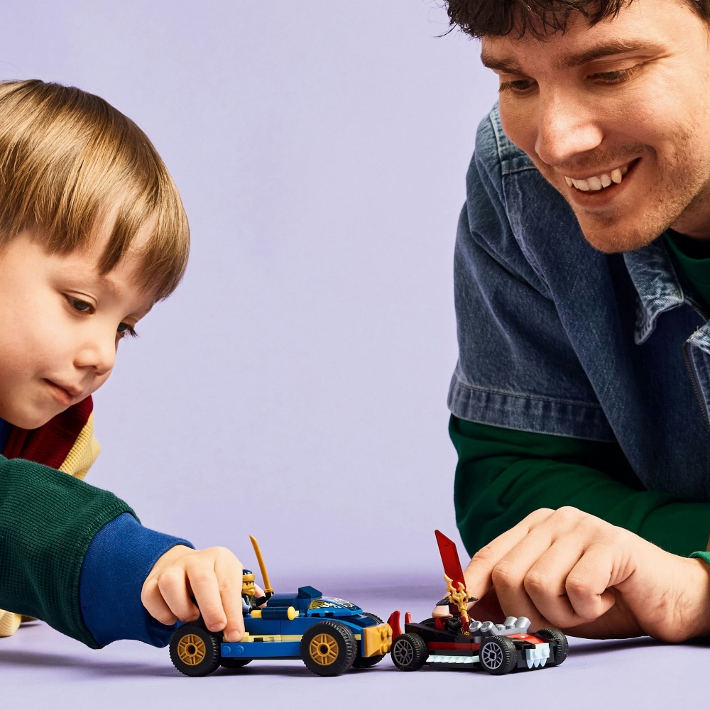 Конструктор LEGO NINJAGO Разбойник против Дрикса: Дуэль гонки 71840