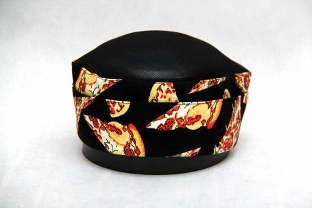Шапка повара Lux-Form Пицца р. универсальный черный