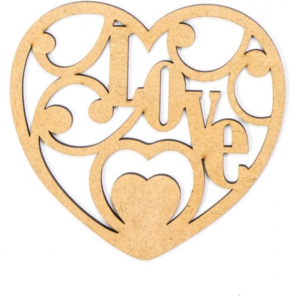 Набор заготовок Сердце 13 10x10 см 2 шт. Rosa Talent 