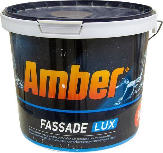 Фарба акрилова Amber Fassade LUX мат білий 5л