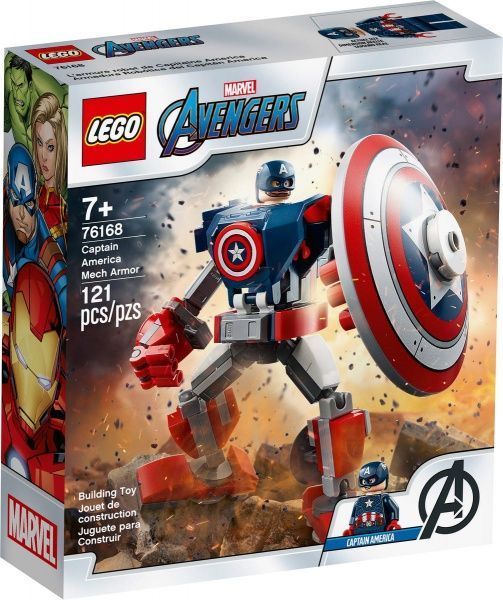 Конструктор LEGO Super Heroes Marvel Робоброня Капітана Америки 76168