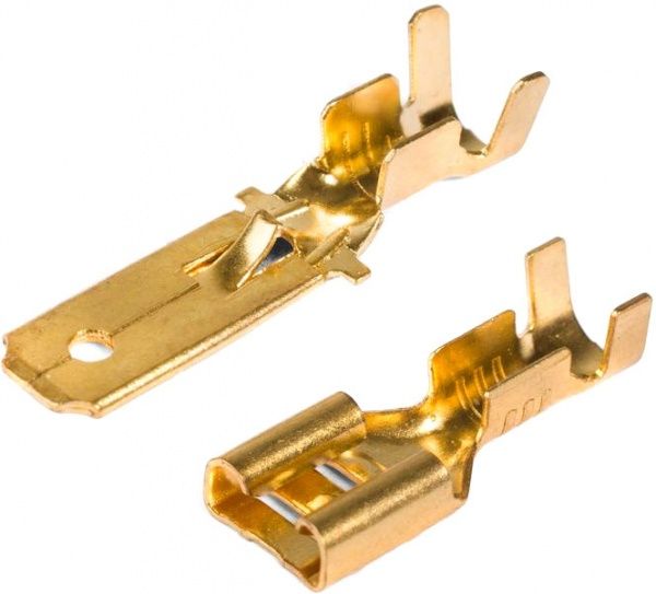 Роз'єми кабельні EMT 1,0-1,5 б/і шт.-гн. (10 шт./уп.) жовтий 