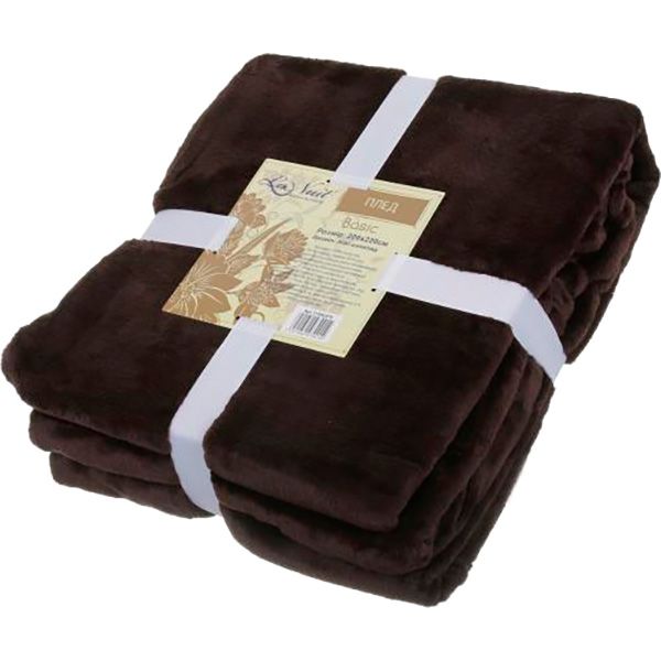 Плед Basic 200x220 см шоколадний/агат La Nuit 